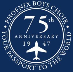 Phoenix Boys Choir 75th Anniversary Logo